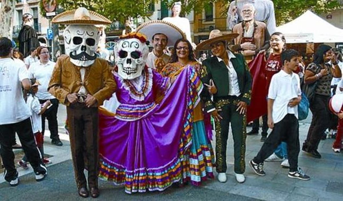Imatge d’una altra celebració mexicana celebrada a Sants el 2011.