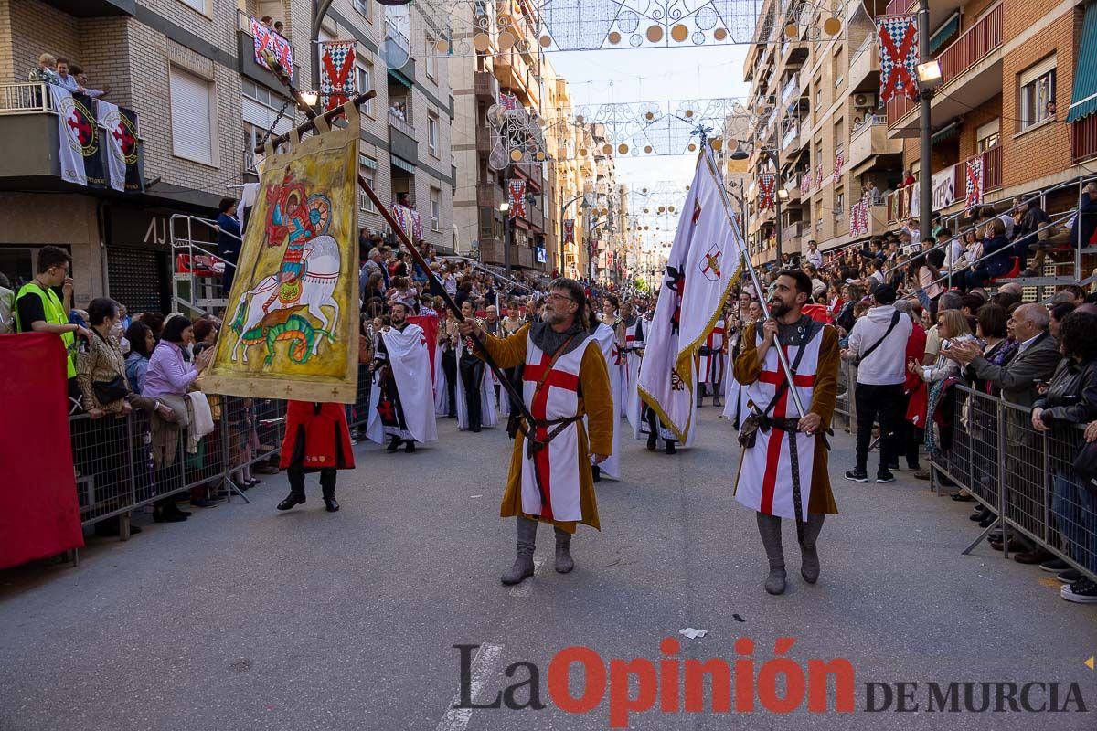 Procesión de subida a la Basílica en las Fiestas de Caravaca (Bando Cristiano)