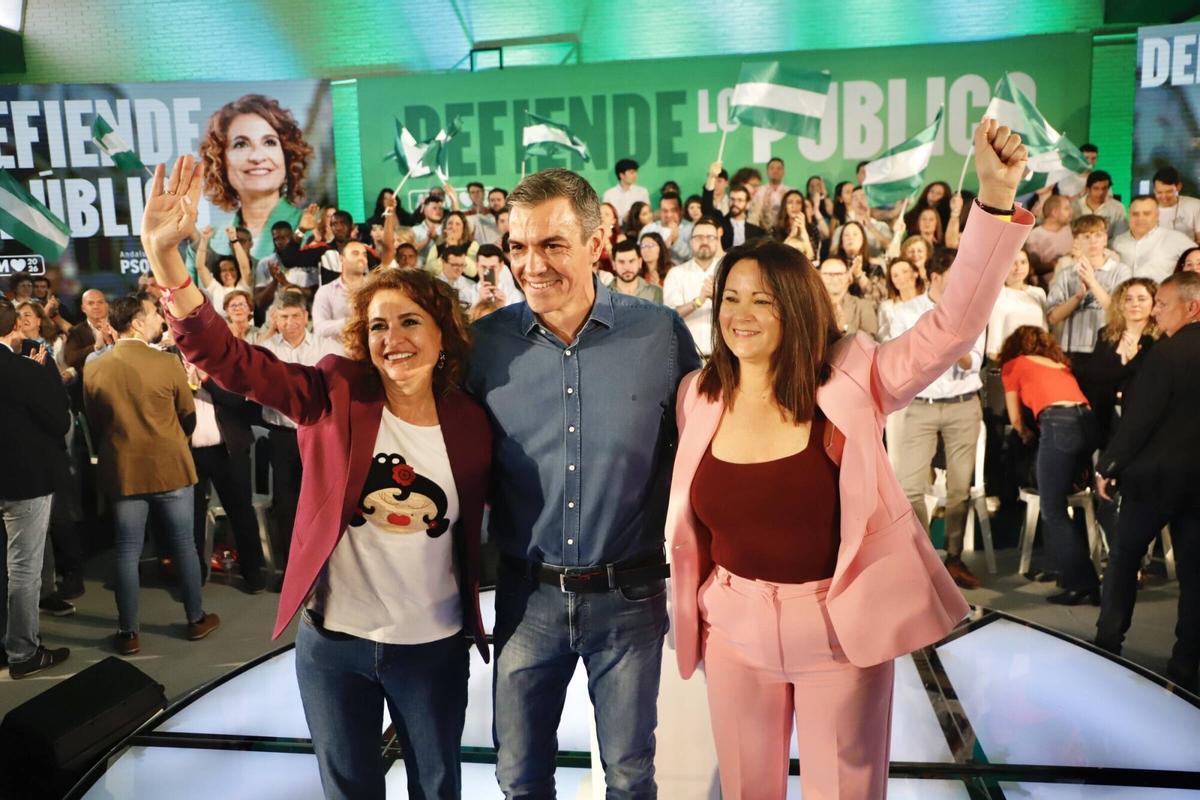 Mitin de precampaña del PSOE en Córdoba.