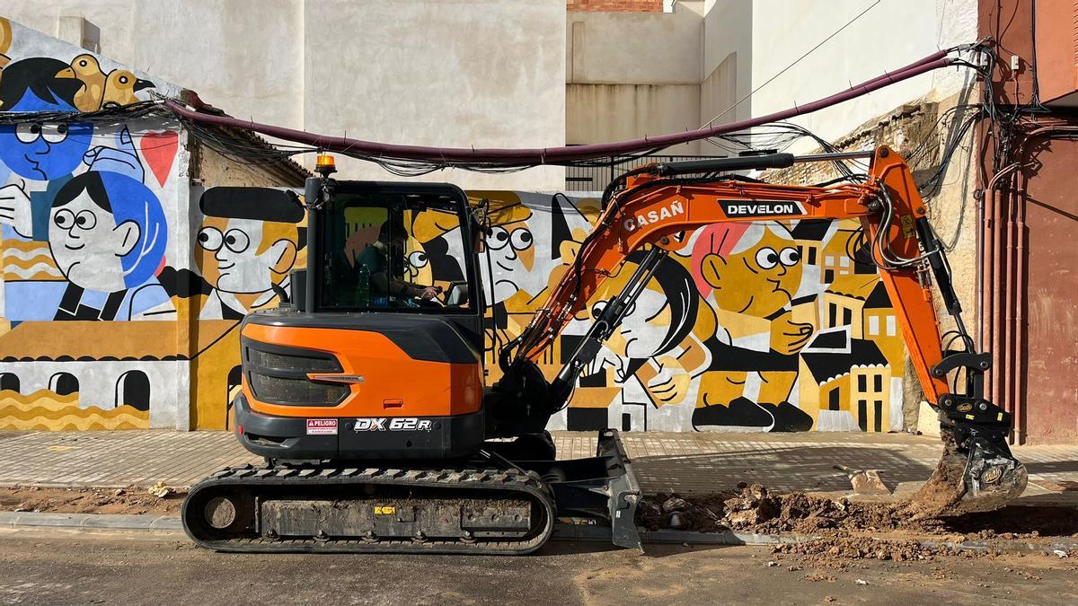 Recuperación de la calle Chapa de Catarroja.