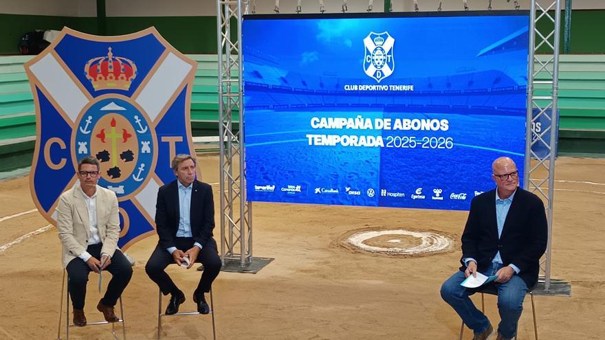 El CD Tenerife lanza sus abonos: el más barato, a 112,5 euros en Popular