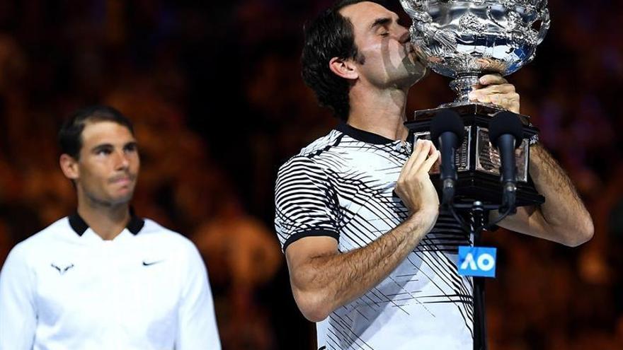 Federer derriba la muralla de Nadal y gana su quinto Abierto de Australia