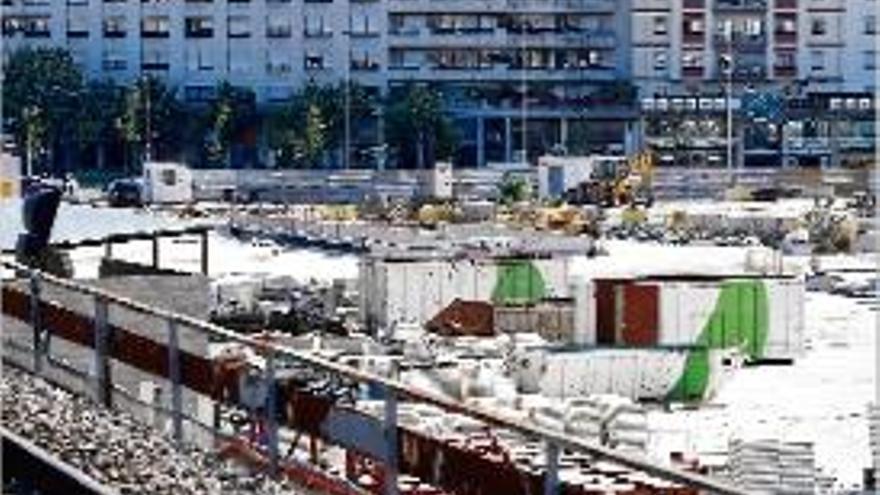 Les obres al Parc Central de girona seguiran, com a mínim, fins a l&#039;octubre.