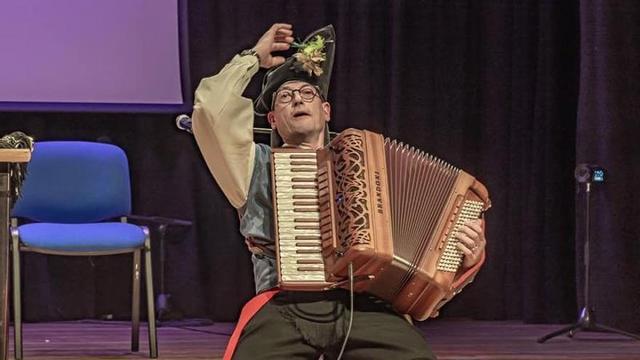 Juan Ruibal no festival Lume na lareira de 2025.