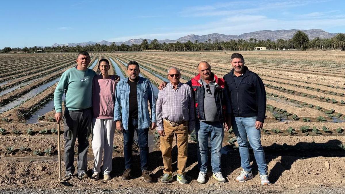 Andrés Berenguer presenta su lista a los cargos de la comunidad del Canal de Elche asegurando querer estar al lado del comunero