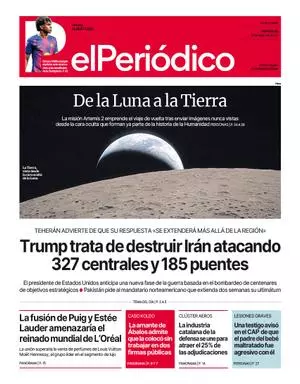 La portada de EL PERIÓDICO del 8 de abril de 2026