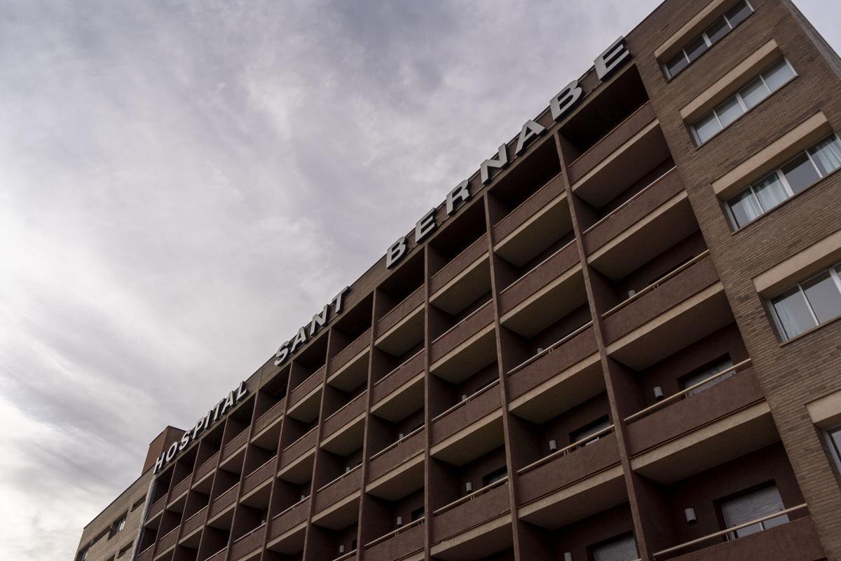 La façana de l'Hospital de Berga