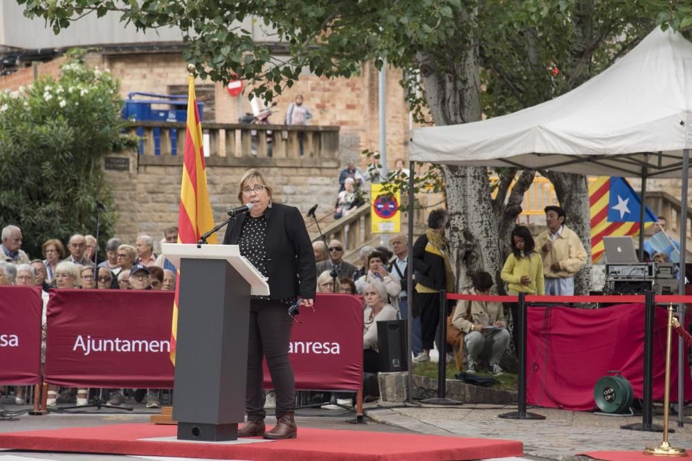 Celebració institucional de la Diada a Manresa