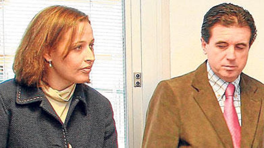 Jaume Matas y Aina Castillo, cuando compartían el Govern.