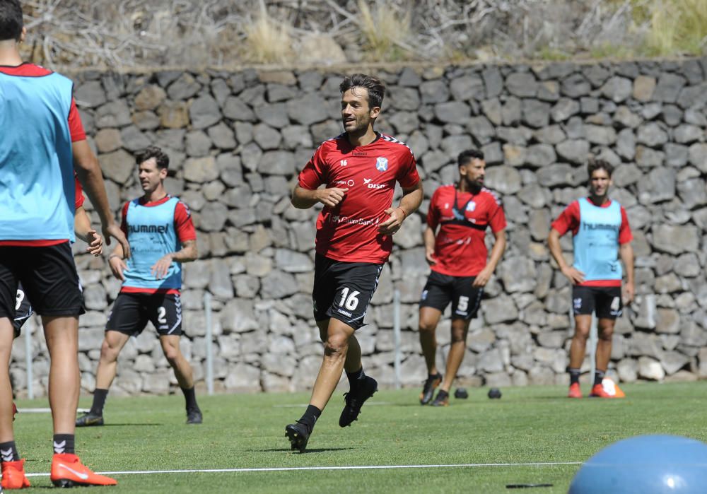 Entrenamiento del Tenerife el martes 13 de agosto