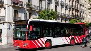 Un autobús urbano de Tarragona.