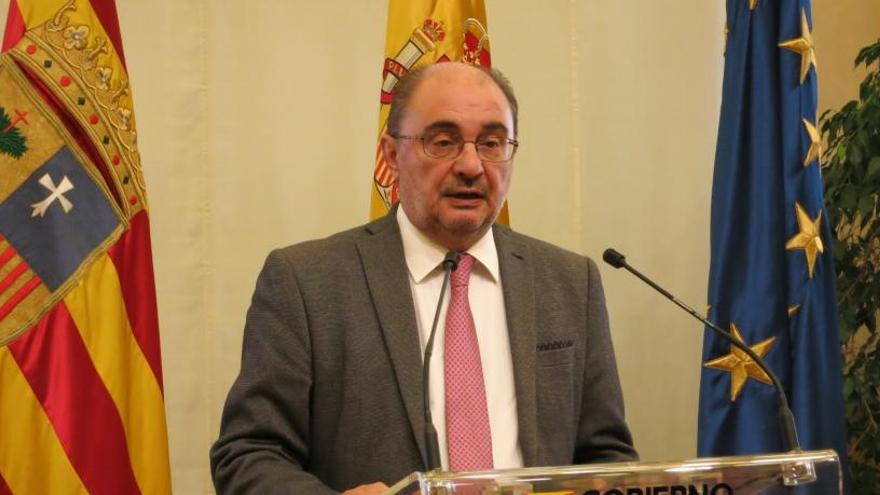 Javier Lambán, presidente de Aragón.