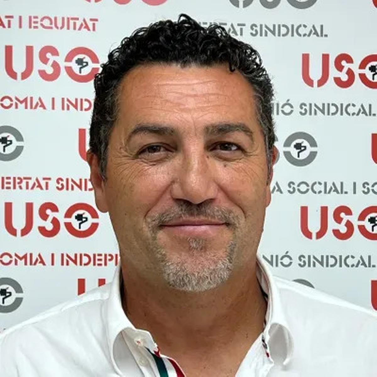 El secretario general de la Federación de Enseñanza de USO Baleares, Juan Carlos Lorenzo.