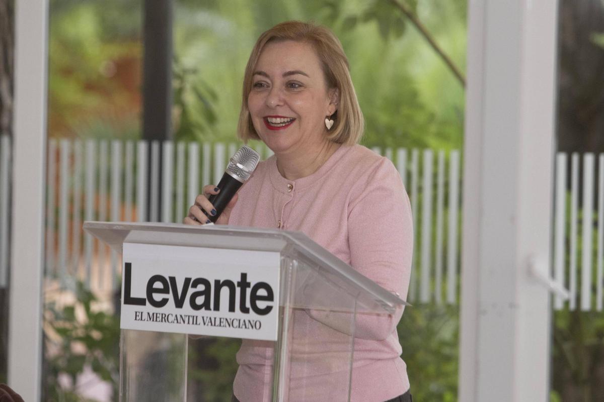 Natàlia Enguix, durante su intervención en el foro.
