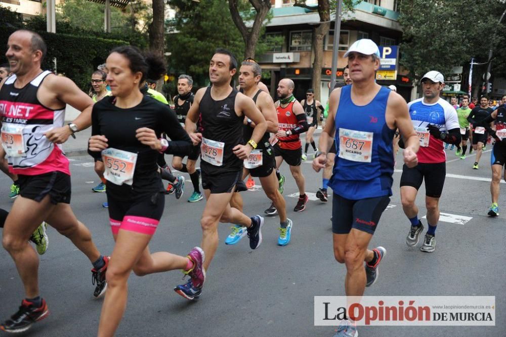 Murcia Maratón. Salida