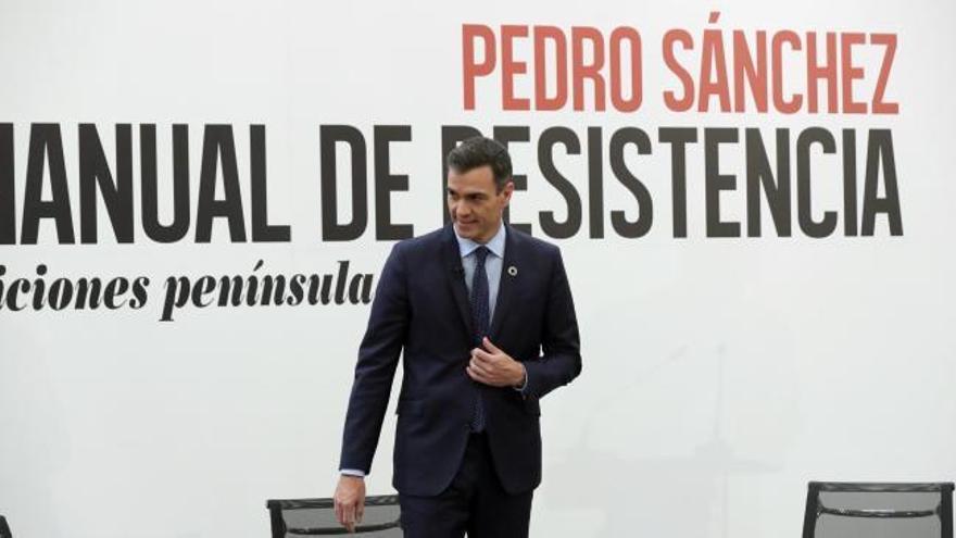 Sánchez presenta su libro &#039;Manual de Resistencia&#039;