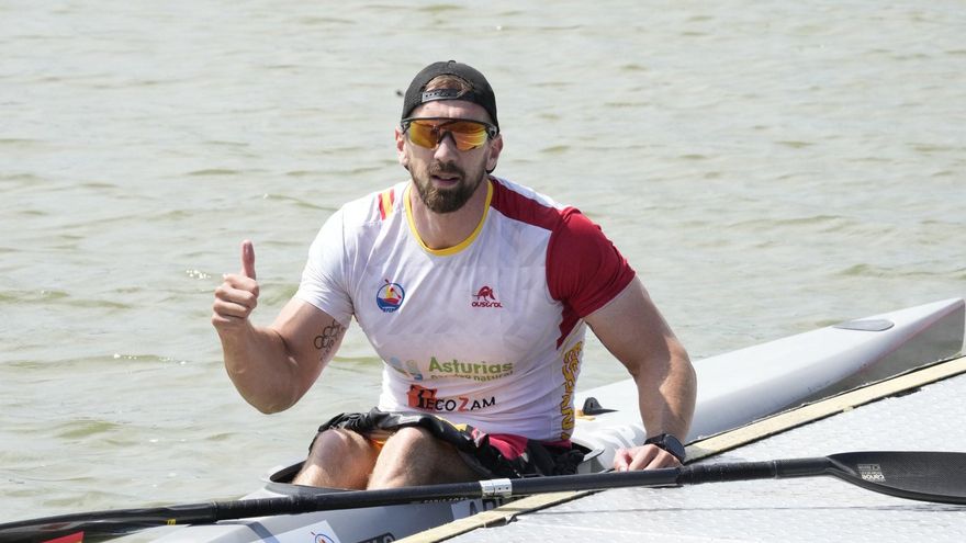 Carlos Arévalo, bronce en K1 200 en el Europeo