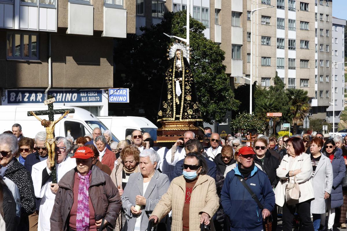 Primera procesión de la parroquia de San Francisco en O Ventorrillo