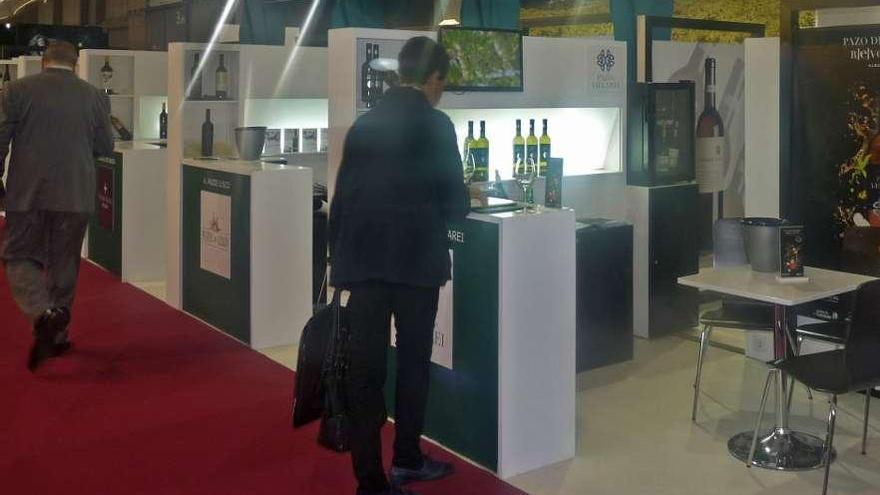 El pabellón promocional de los vinos de Rías Baixas en Alimentaria.  // FDV