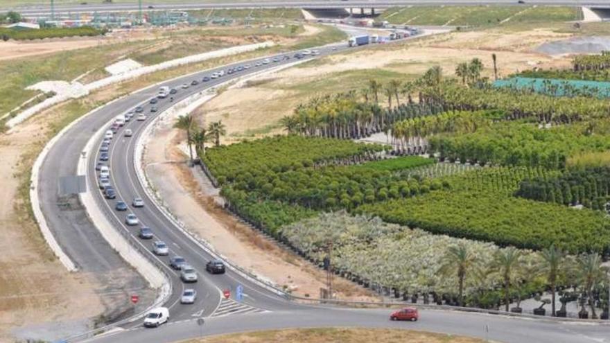 Acceso a la hiperronda desde la localidad de Alhaurín de la Torre. | E.P.