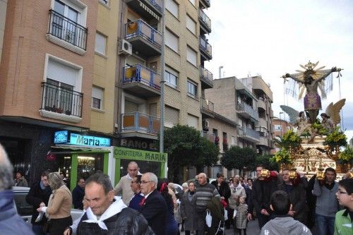 Regreso del Santo Cristo hasta su ermita desde San Jose Obrero en Cieza