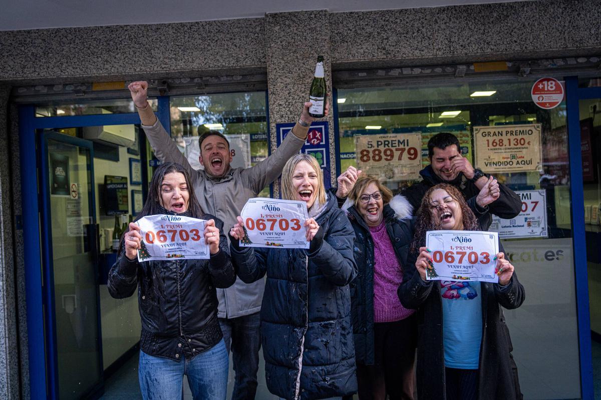 Primer premio del Niño en Cornellà de Llobregat.