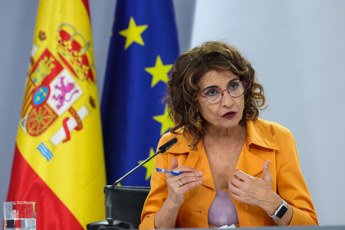 María Jesús Montero, vicepresidenta primera del Gobierno,