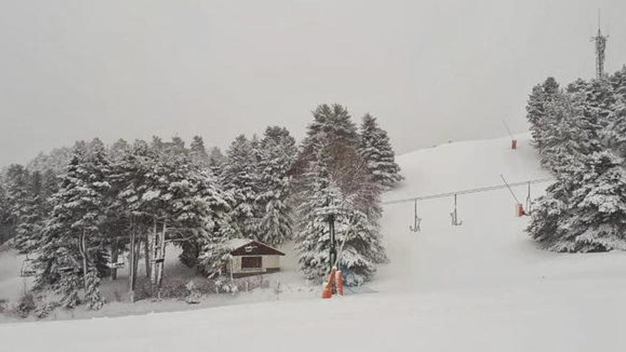 El telecadira de Pista Llarga de l&#039;estació de La Molina, aquest dijous