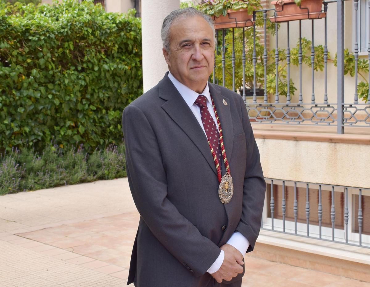 Jesús López Baquero, hermano mayor de la Cofradía de la Vera Cruz