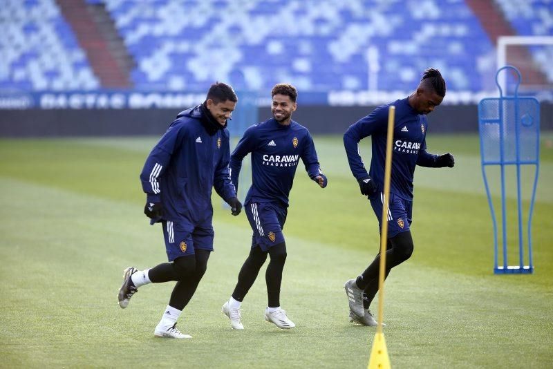 Entrenamiento del Real Zaragoza, 24 de noviembre