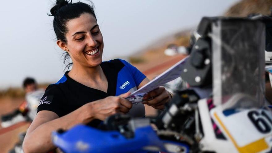 La piloto zamorana Sara García.