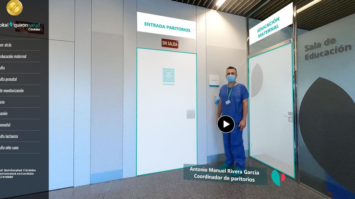 Imagen del tour virtual del hospital Quirónsalud de Córdoba.