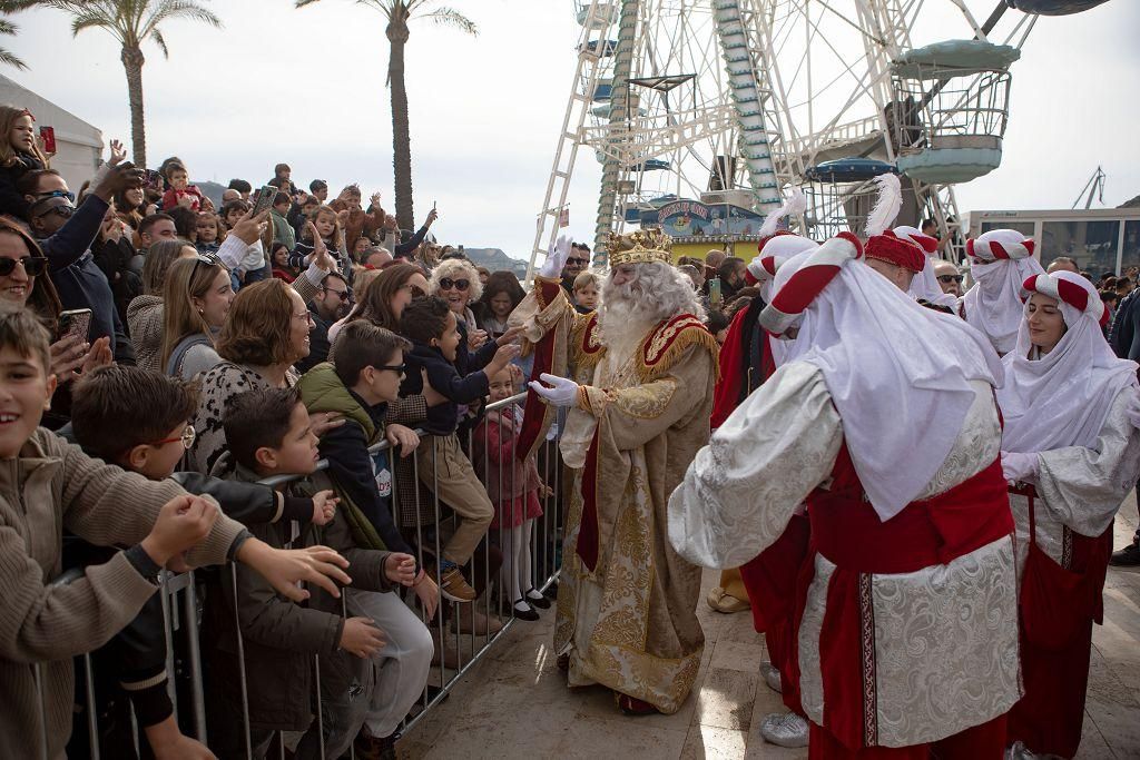 El desembarco en Cartagena de los Reyes Magos, en imágenes