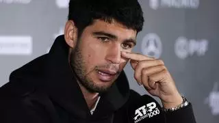Alcaraz no jugará el Mutua Madrid Open por lesión: "Es un palo muy duro"