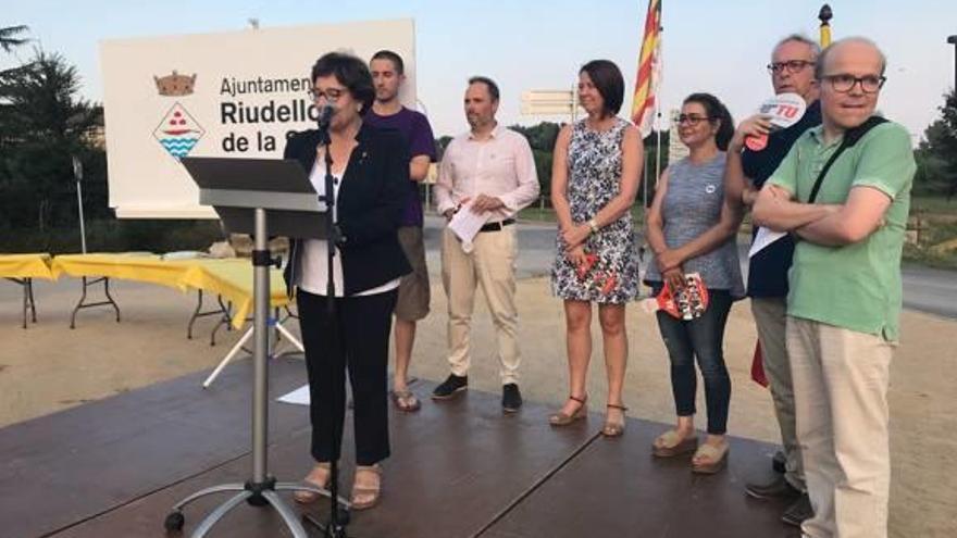 Riudellots inaugura el Passeig U d&#039;Octubre amb un acte festiu