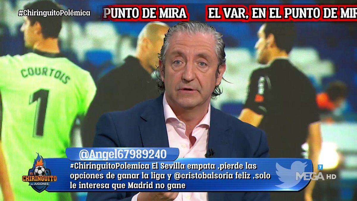 Pedrerol, indignado como nunca: &quot;El arbitraje en España es un desastre&quot;