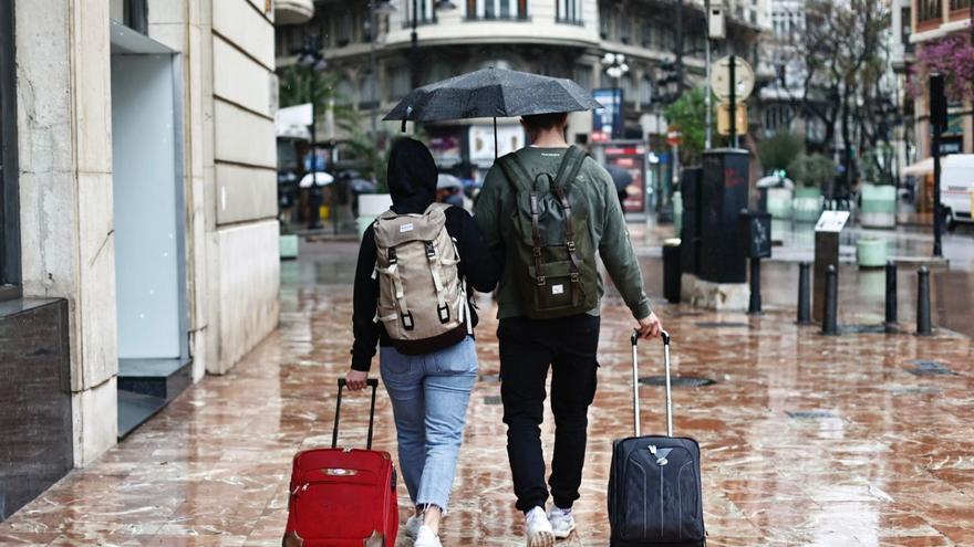 Vuelven las lluvias a València, pero de forma muy débil