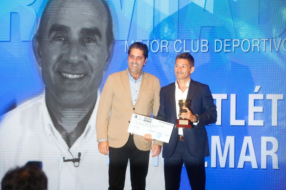 Francisco Senabre, directivo del Club Montemar, con Fernando Sepulcre