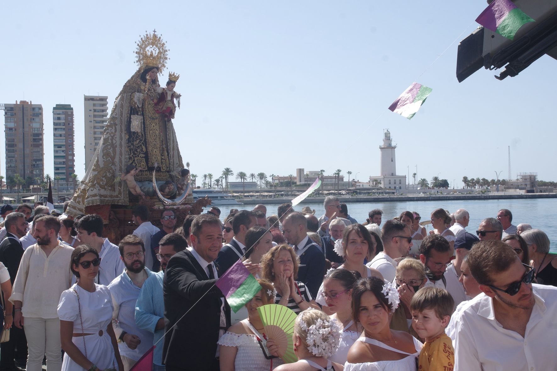 Procesión marítima de la Virgen del Carmen del Perchel