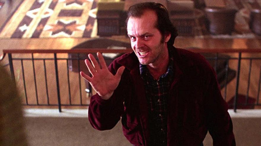 Jack Nicholson como Jack Torrance en &#039;El resplandor&#039;.