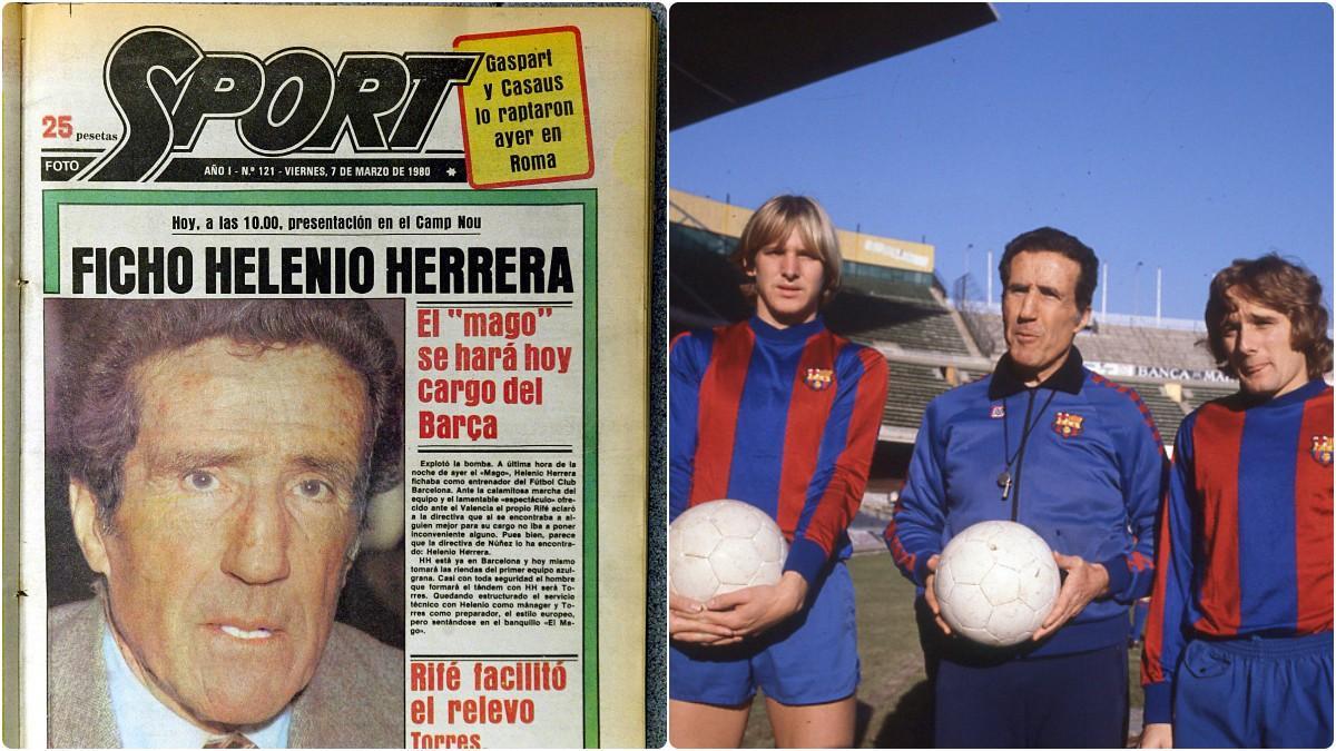 Helenio Herrera es el entrenador con más etapas en la historia del Barça