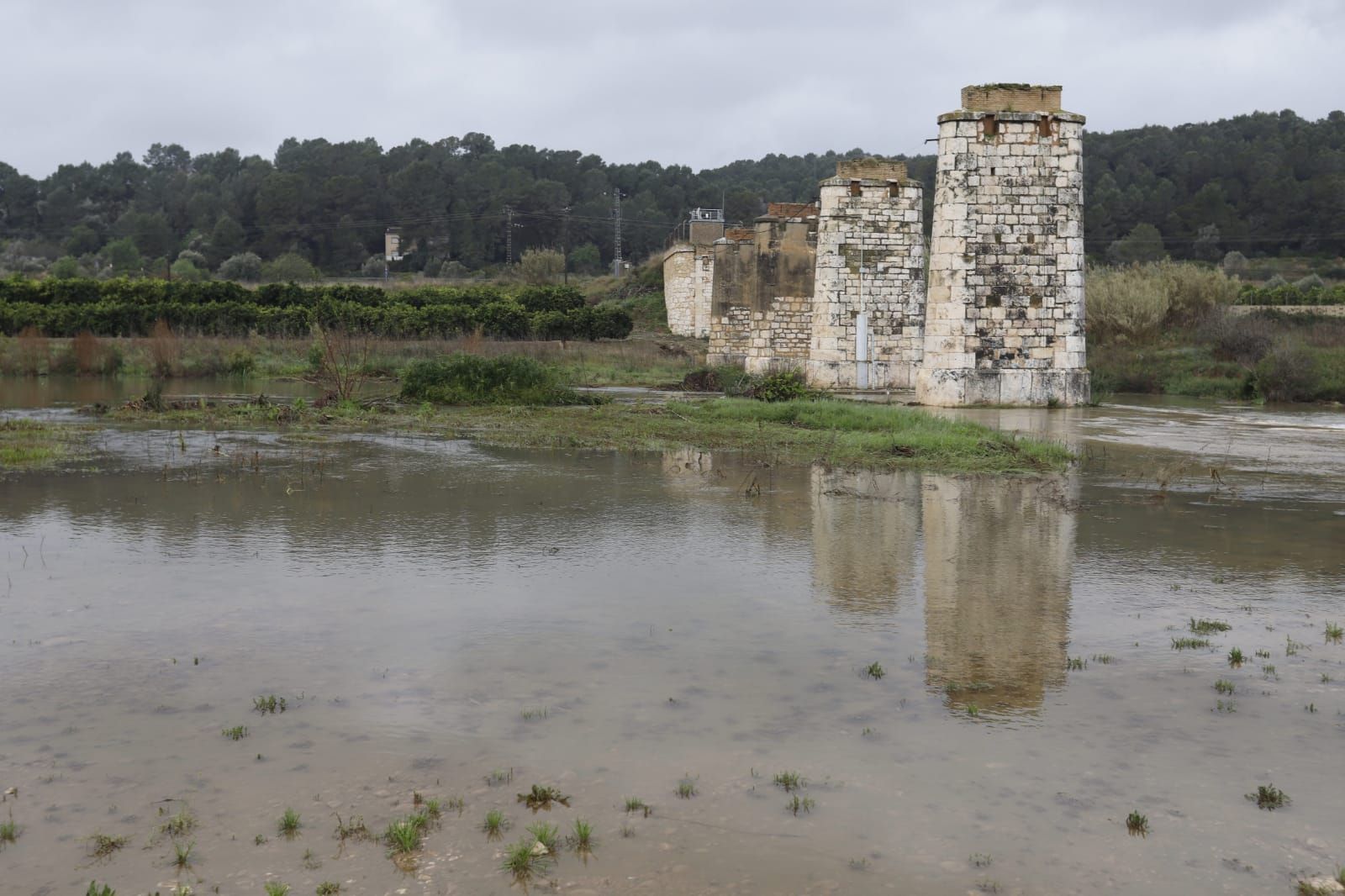 Las imágenes del paso del temporal de luvia por la Comunitat Valenciana