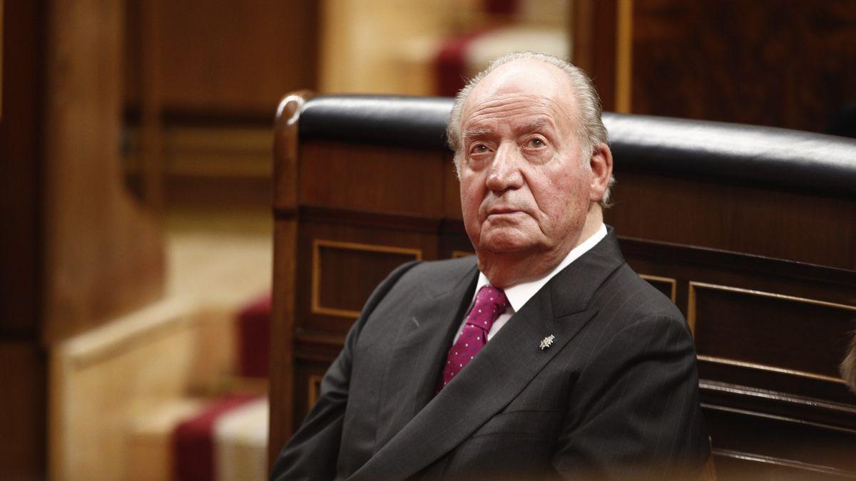 El emérito Juan Carlos I en el Congreso, durante el acto conmemorativo del 40º aniversario de la Constitución /