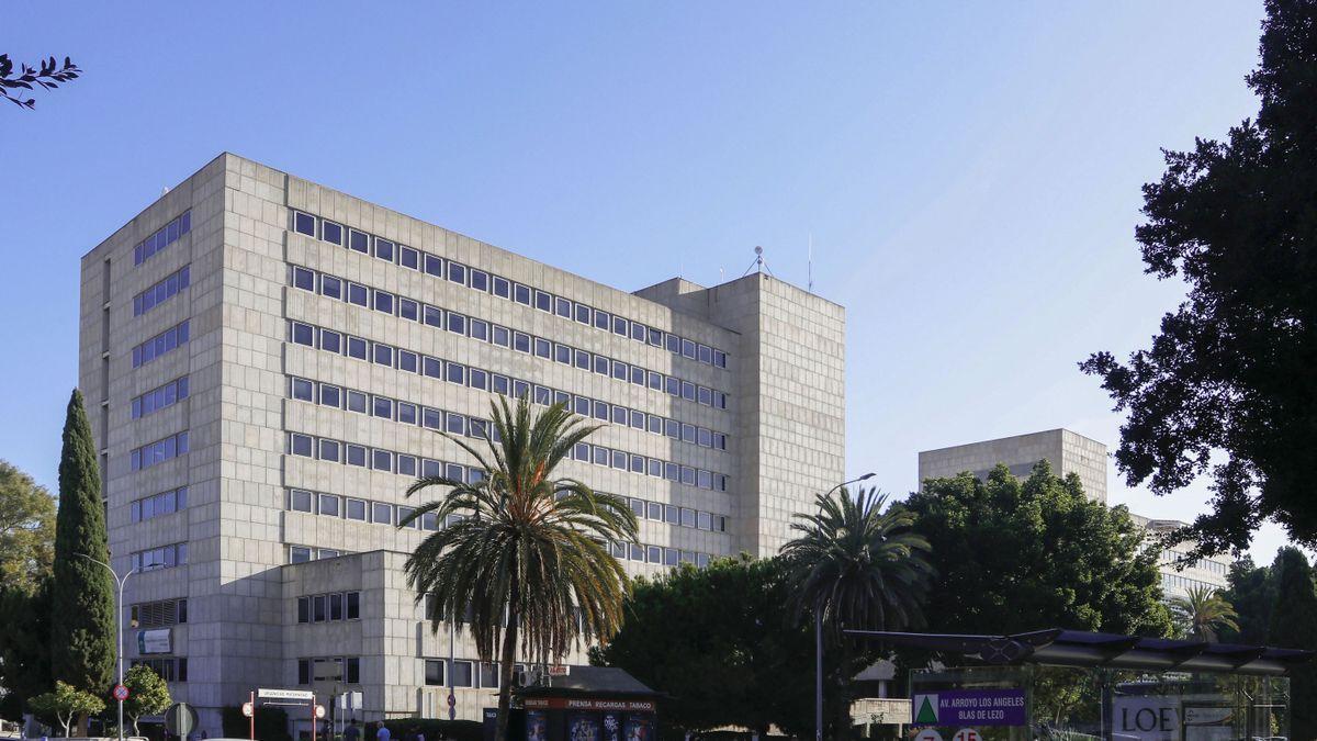 Fachada del Hospital Materno Infantil de Málaga.