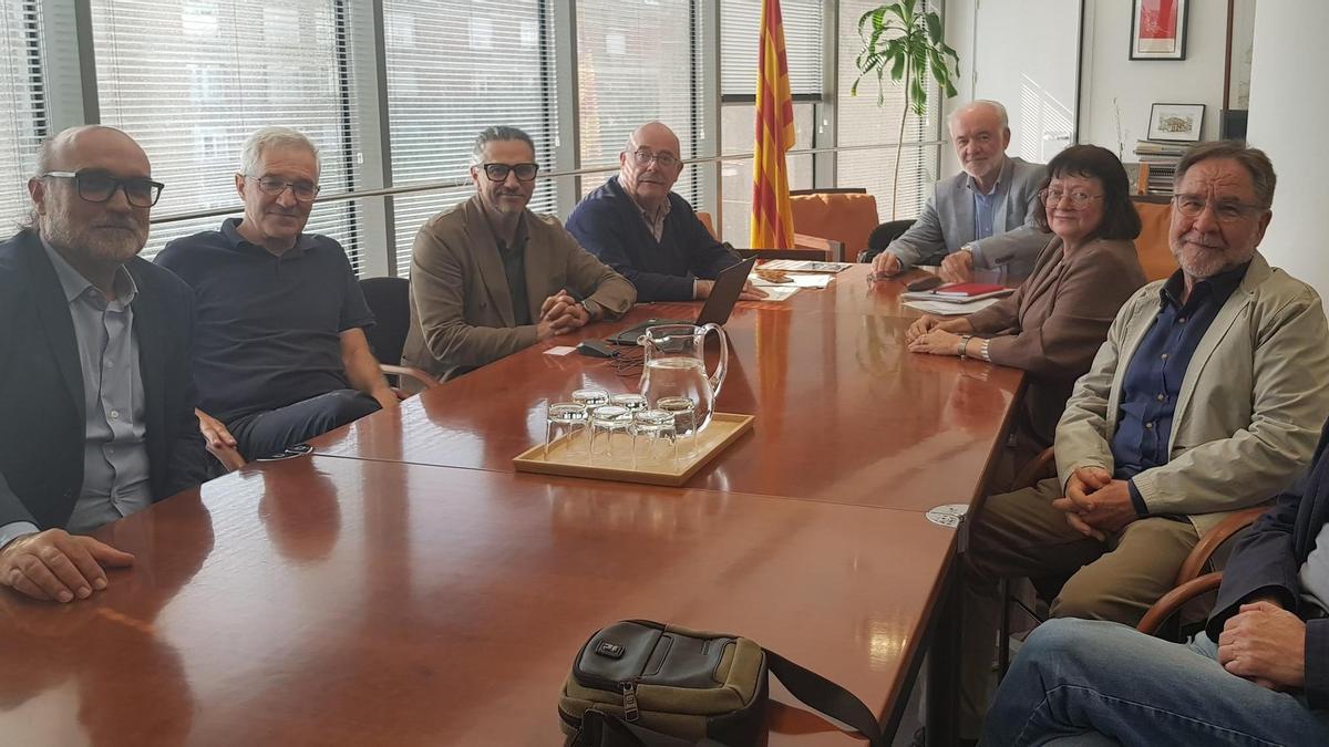 Reunió dels representants d'entitats de la Catalunya central amb el director de Mobilitat