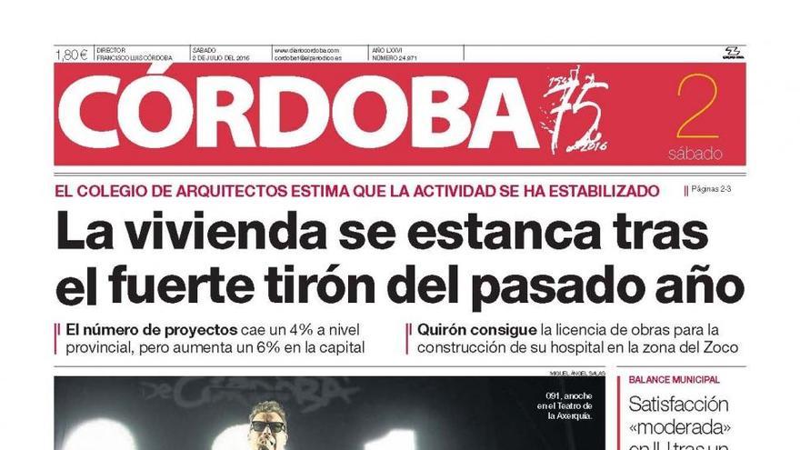 La portada de CÓRDOBA