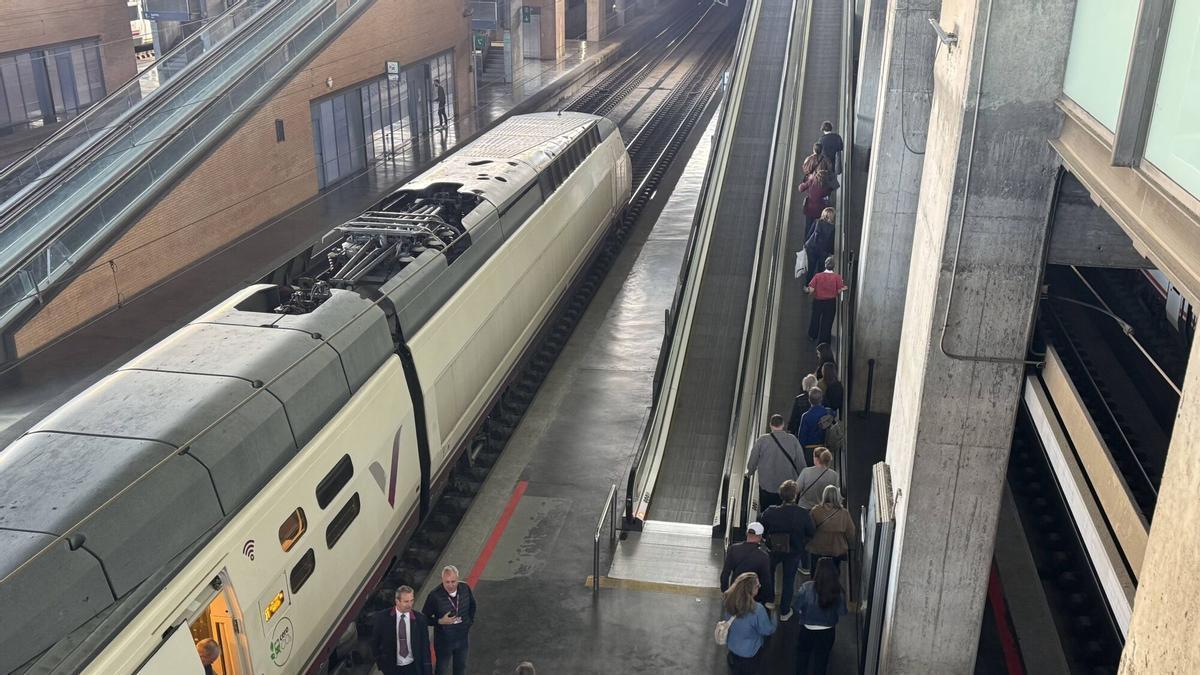 Un tren AVE en la estación de Córdoba-Julio Anguita.