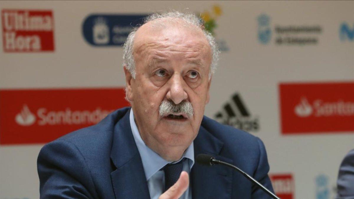 Vicente del Bosque en la presentación de su campus