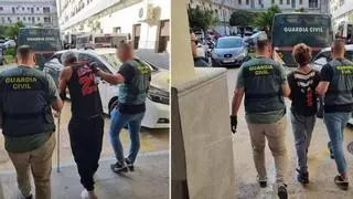 Prisión provisional y sin fianza para los dos detenidos por el incendio de Platja d'en Bossa