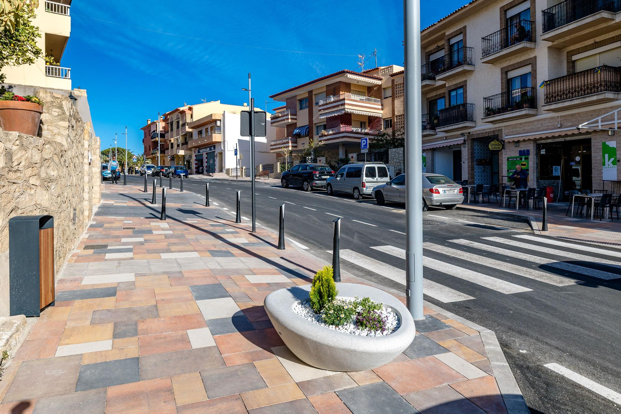 Finestrat renueva la entrada a su municipio con una nueva rotonda y remodelación de la Avenida de Benidorm